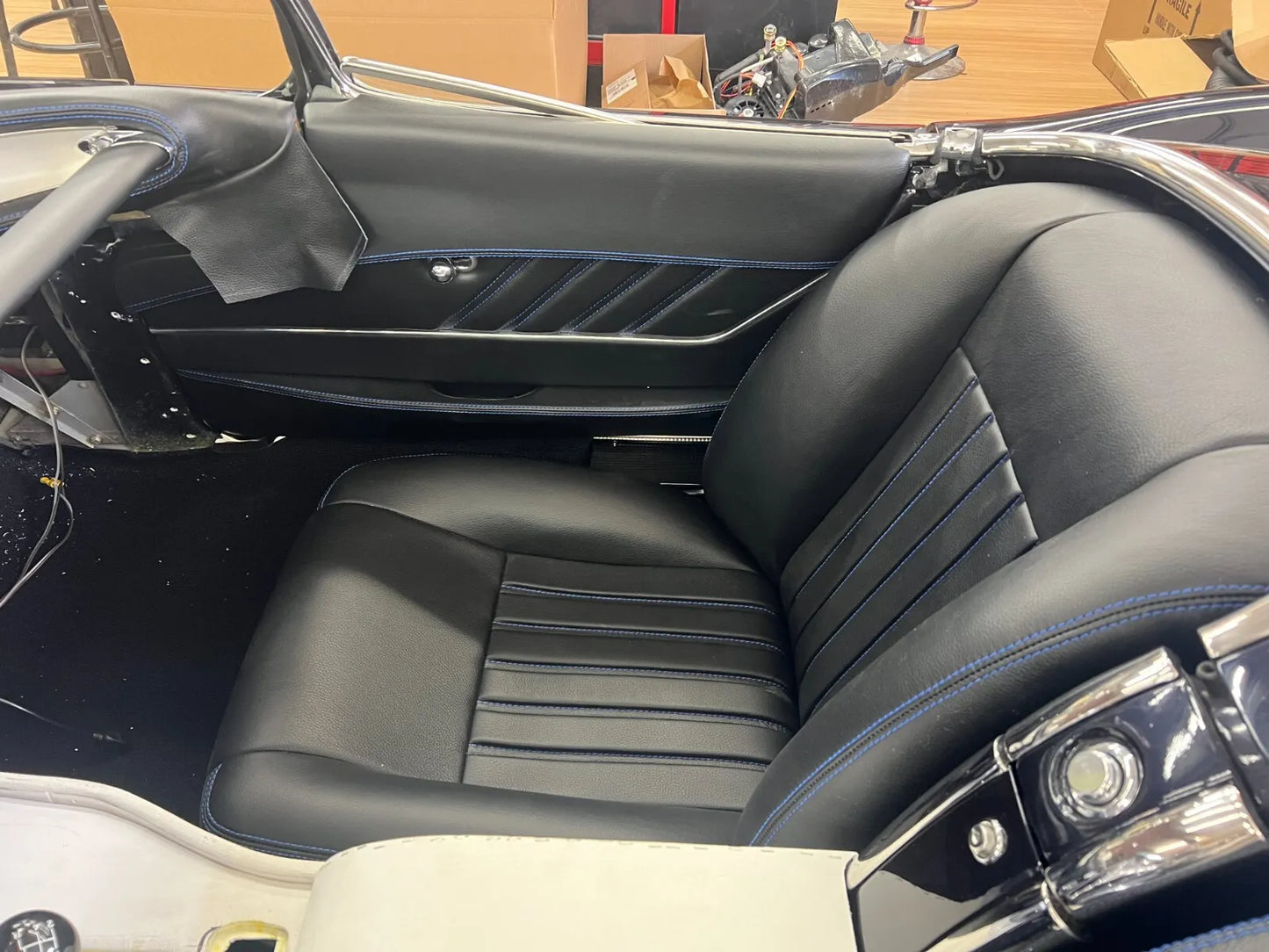 1953 to 1962 Corvette Seat Pods, Comfort and Performance With Added Legroom